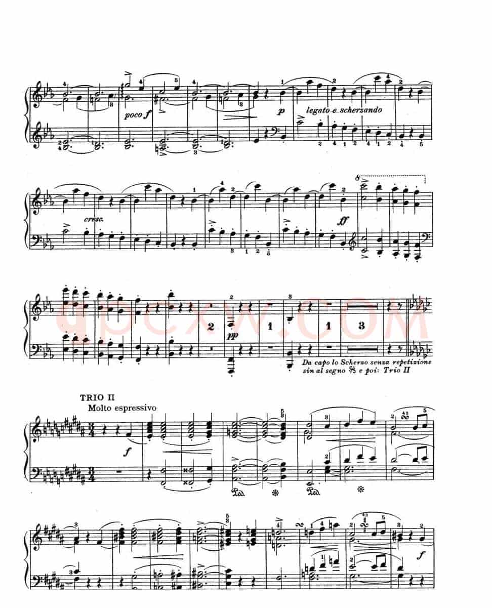Scherzo in e flat Min Op·4（降e小调谐谑曲）