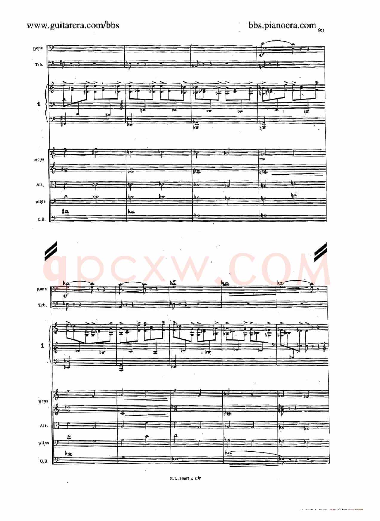 Concerto for 2 Pianos in d Minor(d小调双钢琴协奏曲·总谱)