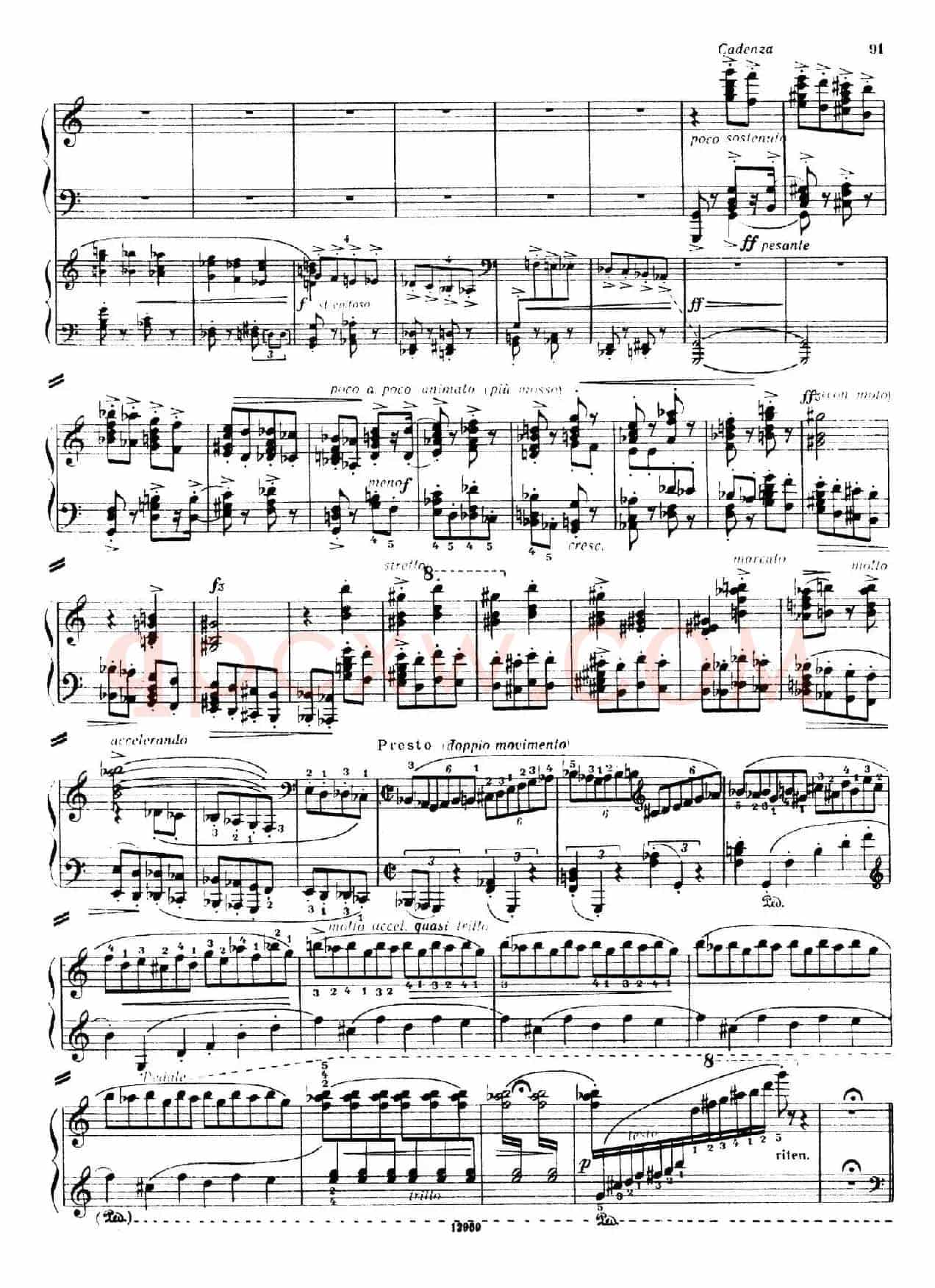 Piano Concerto No.2 in c Minor Op.50(c小调第二钢琴协奏曲·Ⅲ·双钢琴)