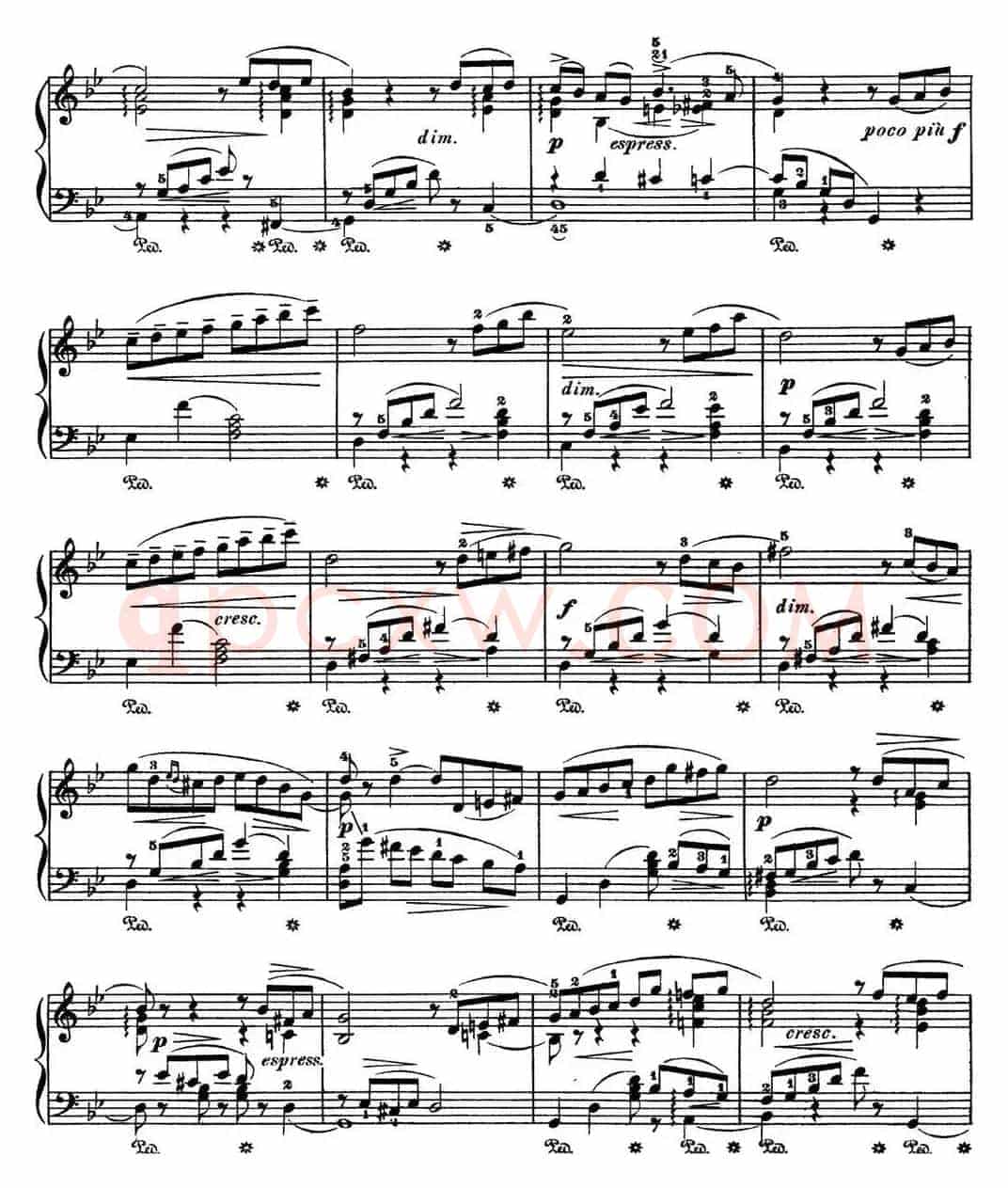 柴可夫斯基 四季 6月 船歌 g小调 Barcarolle G minor