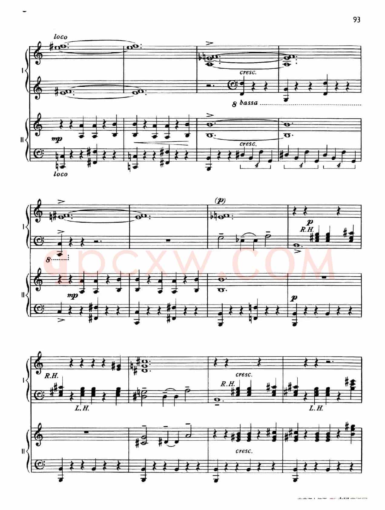 The Planets Op.32（双钢琴）（行星·第六乐章 天王星—魔术师）