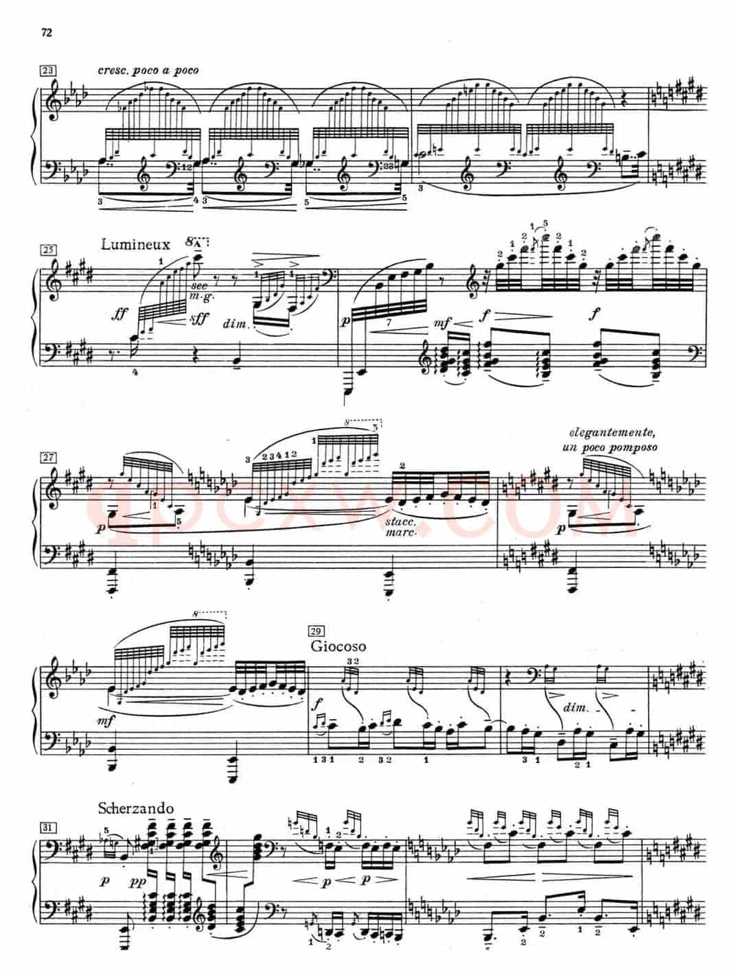 德彪西12首钢琴练习曲(11 琶音练习v1.0 arpèges composés)