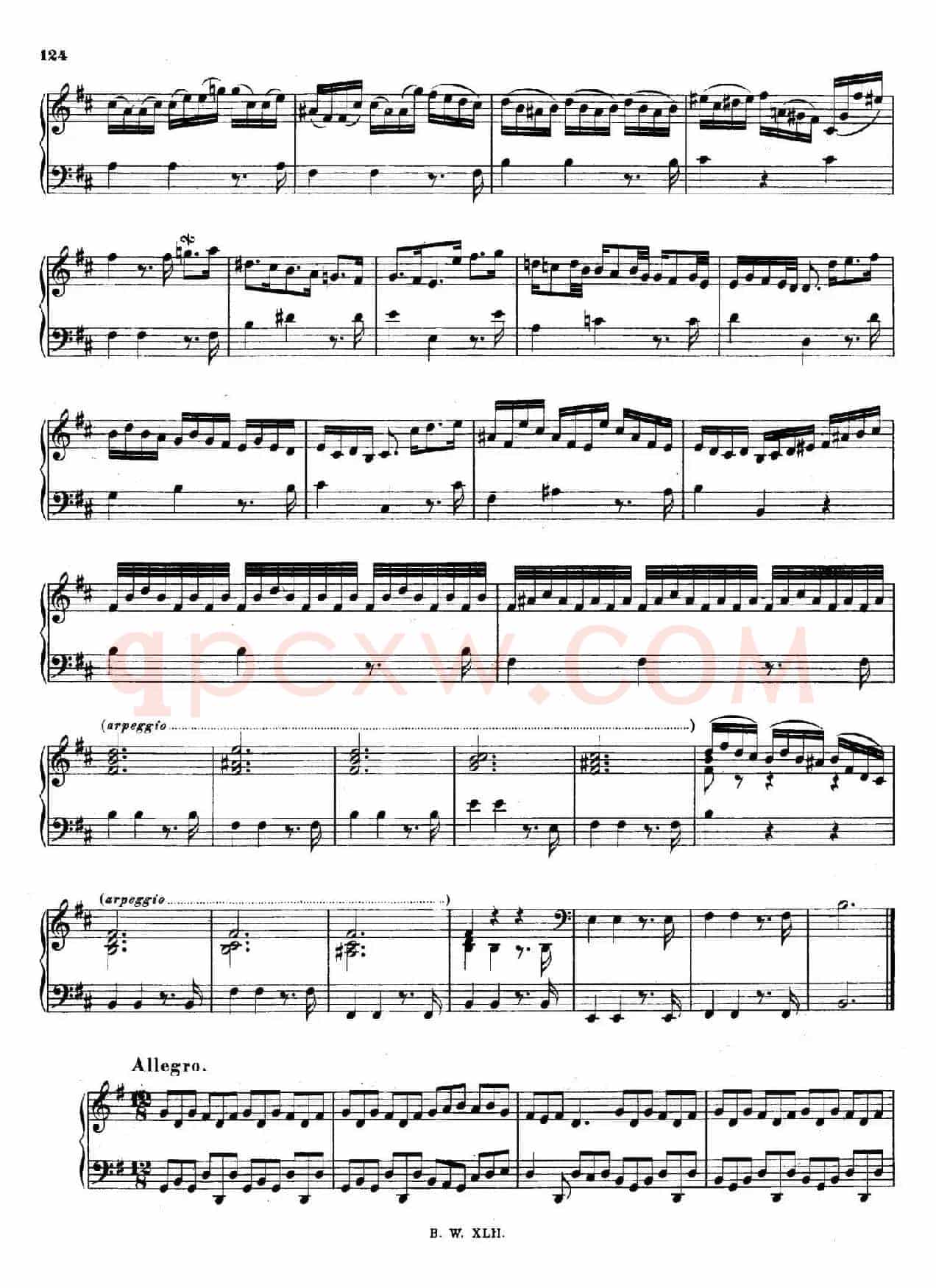 16 Concertos BWV 972-987（十六首为独奏古钢琴而作的协奏曲）（P61——70）