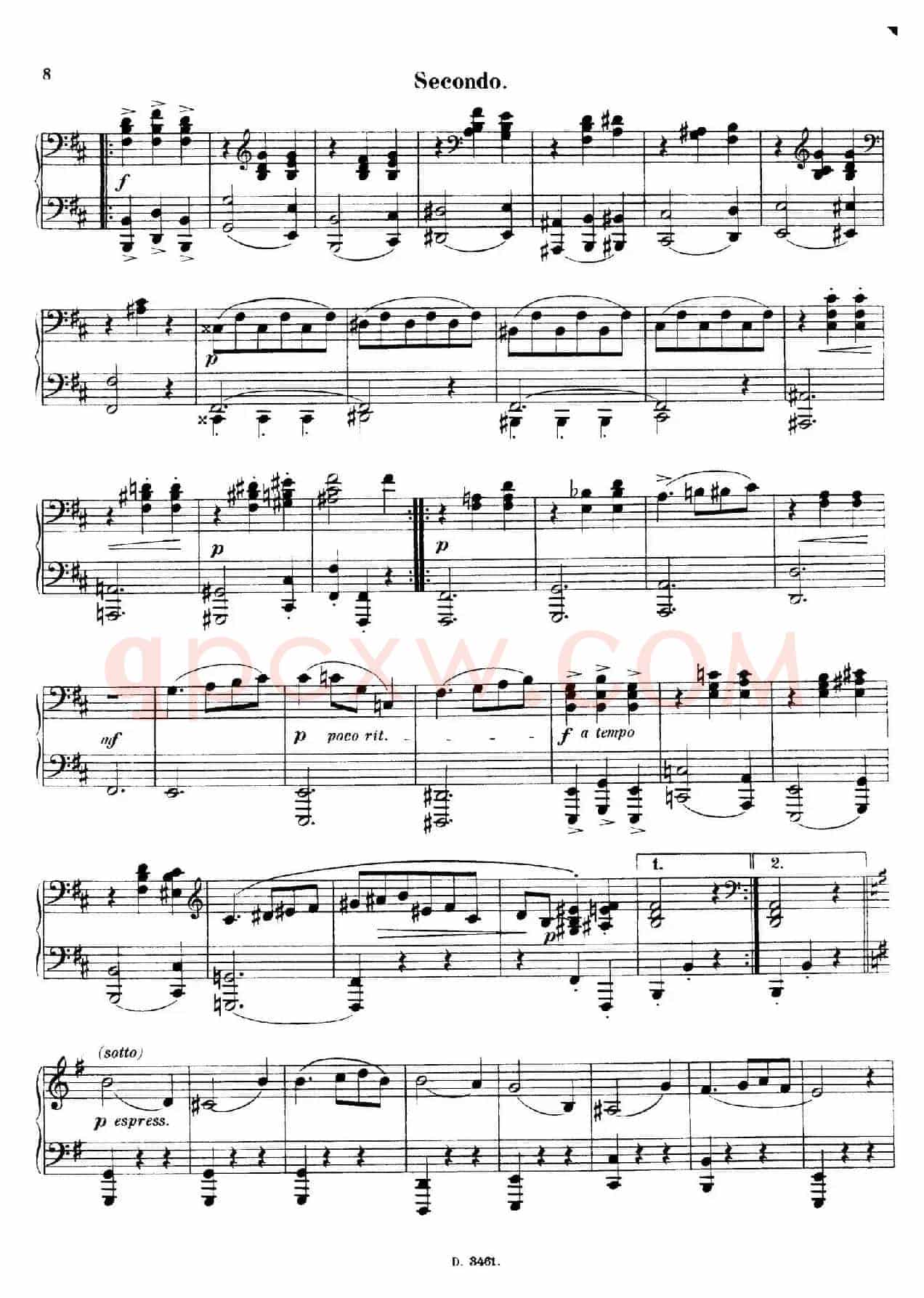 Walzer Op.3 - 4 hands（圆舞曲·四手联弹）