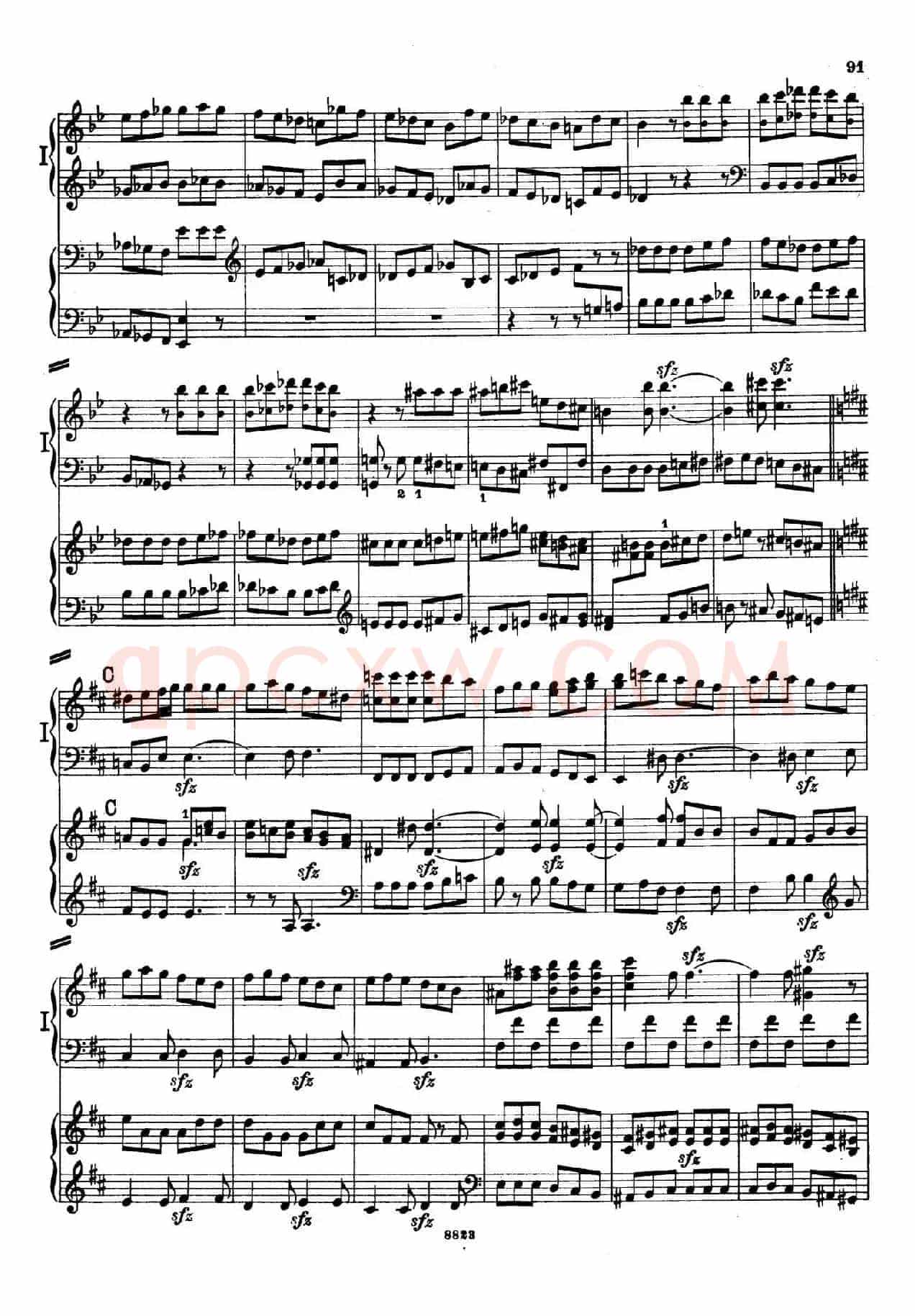 d小调第九交响曲 Op.125（双钢琴P83——92）