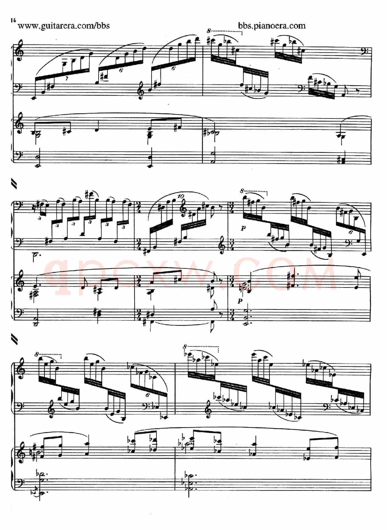 Piano Concerto in c-sharp Minor (升c小调钢琴协奏曲·第一乐章)