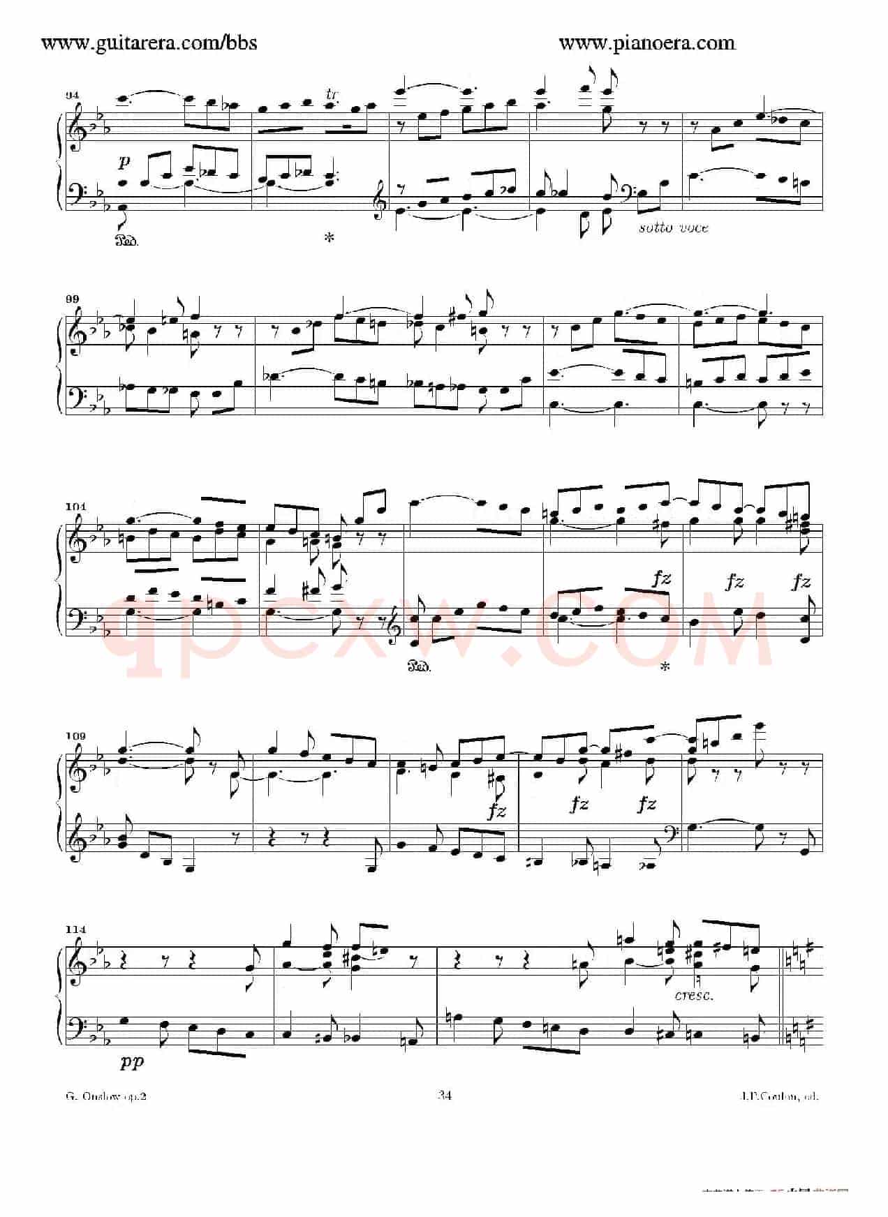 Grande Piano Sonata in c Minor Op.2(c小调华丽钢琴奏鸣曲·第四乐章)
