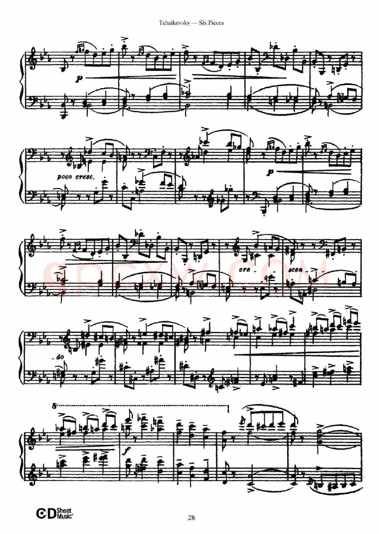Six Pieces Op.51(6首小品·3)