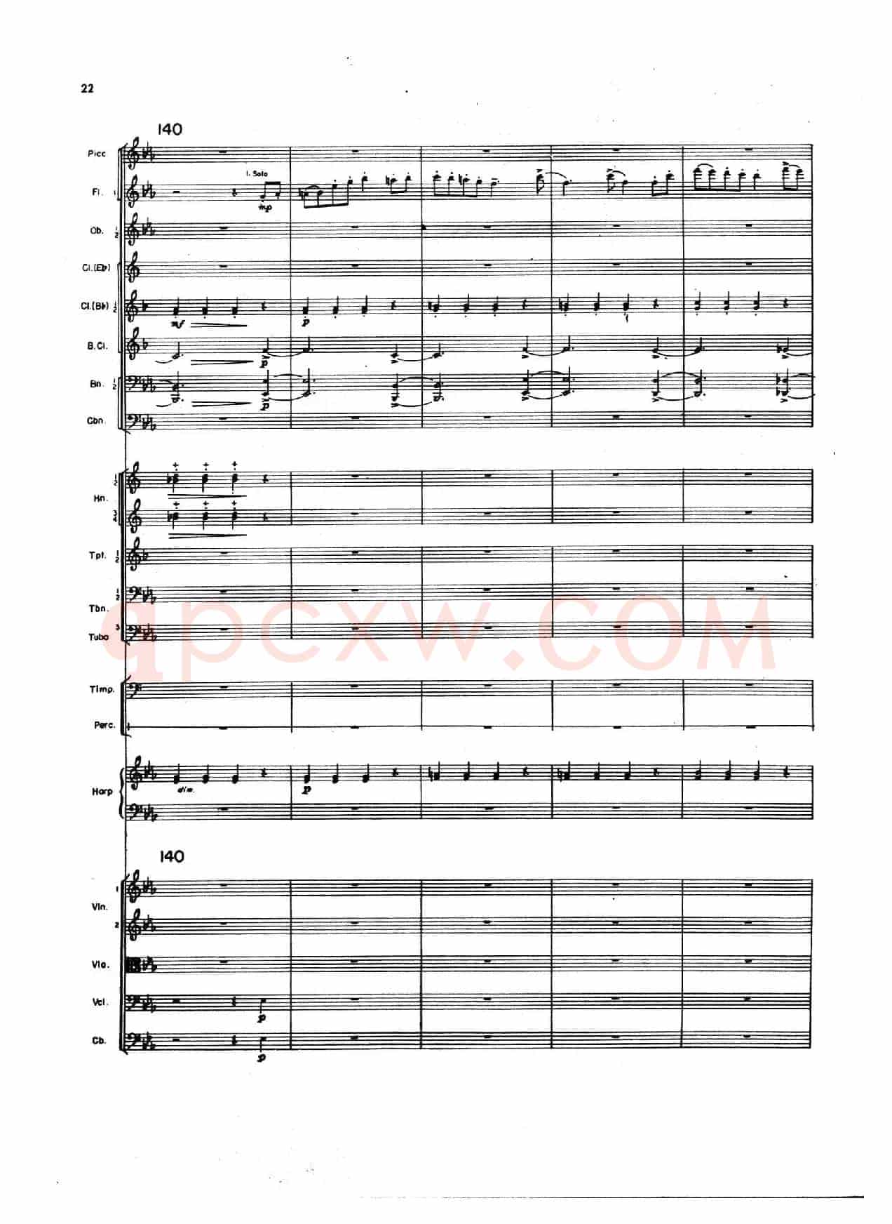 OVERTURE TO CANDIDE(《坎迪德》序曲)(交响乐总谱)