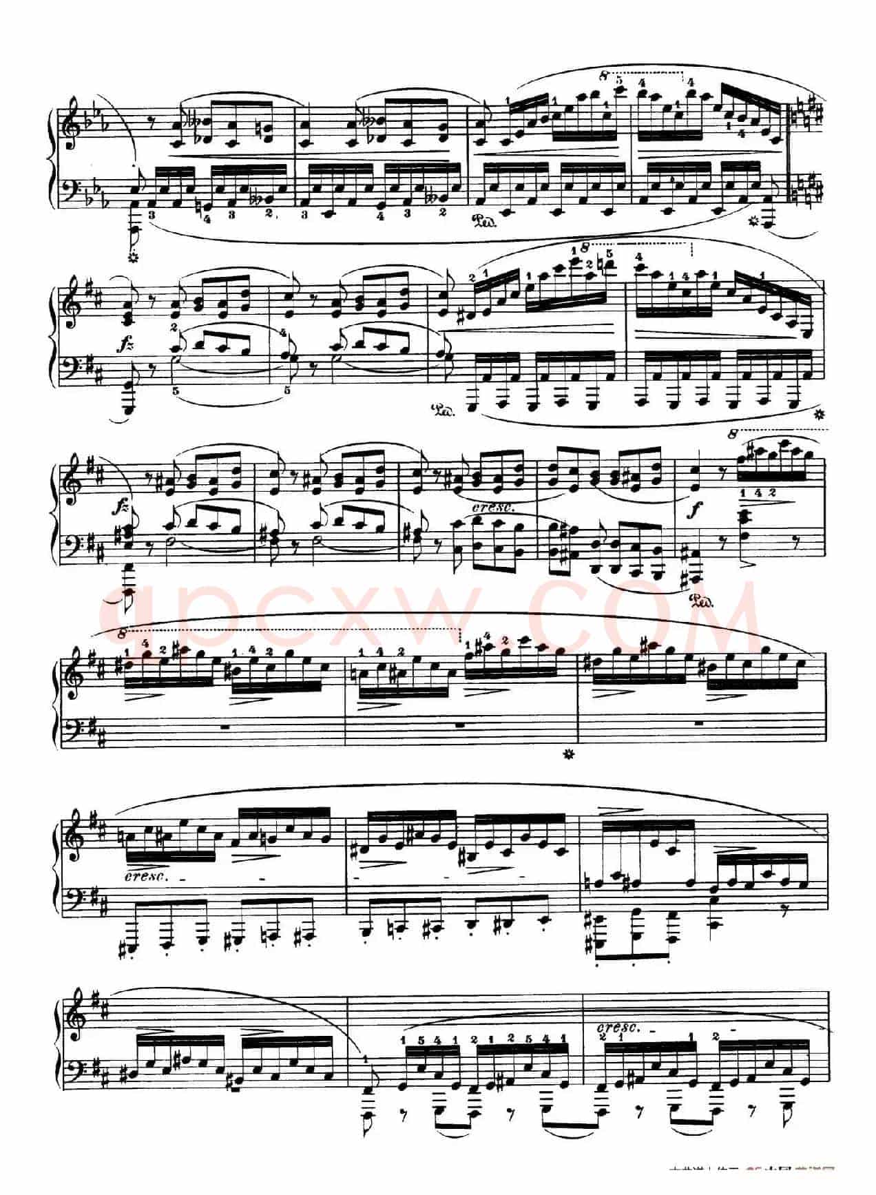 Piano Sonata No.3 in b Minor Op.58(b小调第三钢琴奏鸣曲·第四乐章)