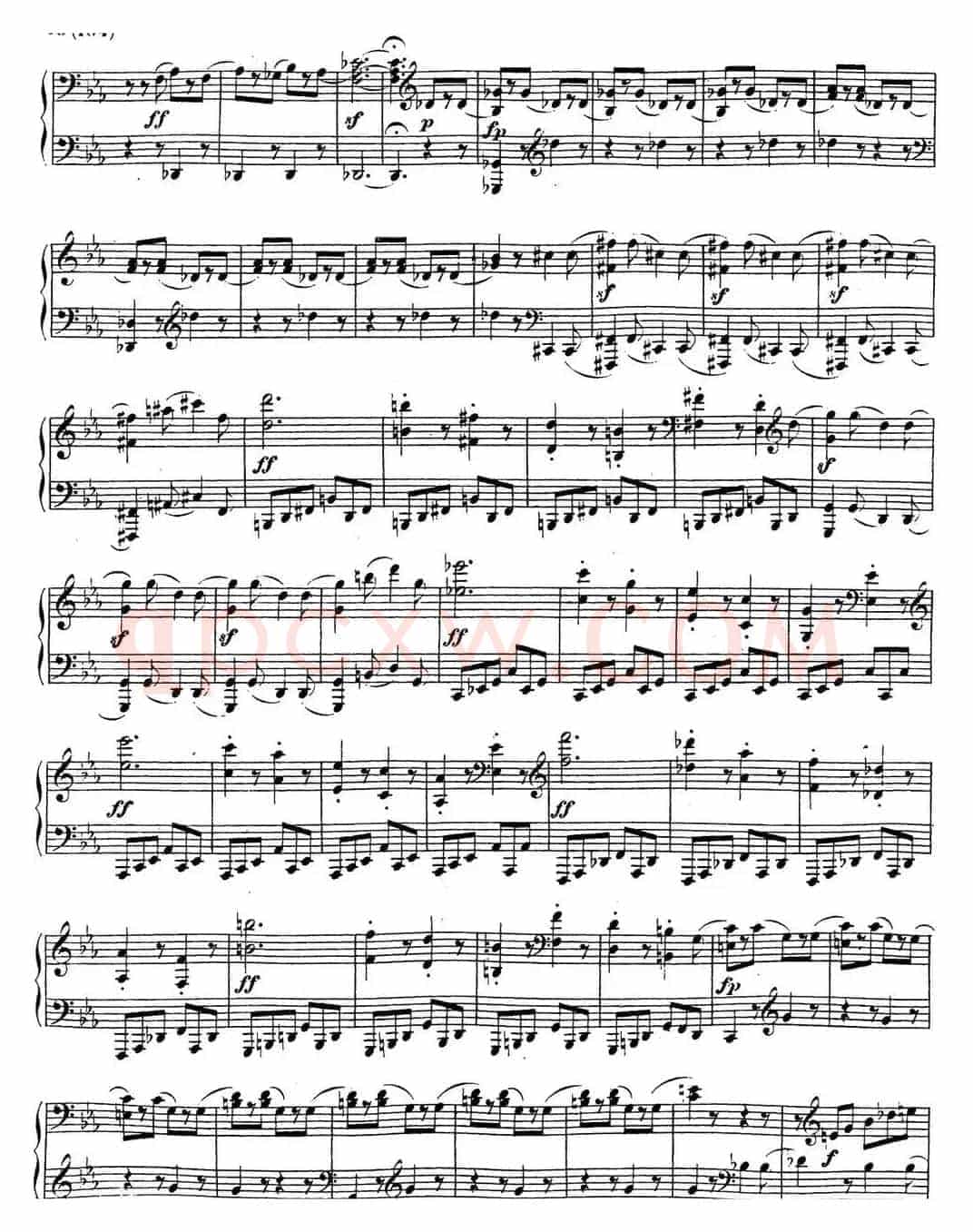 贝多芬钢琴奏鸣曲18 狩猎 降E大调 Op.31 No.3 E-flat major