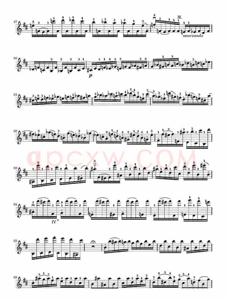帕格尼尼24首随想曲No.2