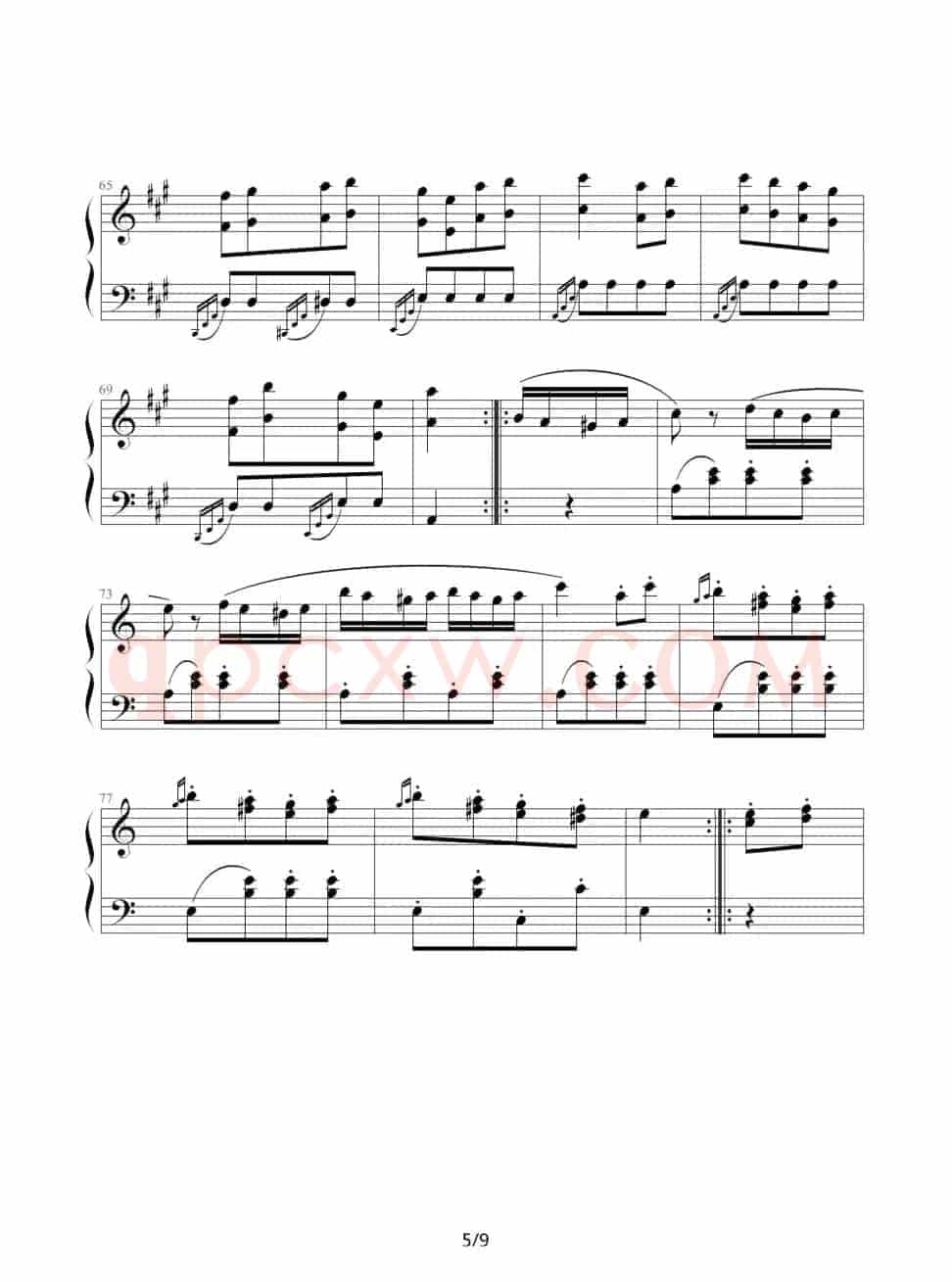 土耳其进行曲（莫扎特曲、魔鬼的枷锁制谱版）