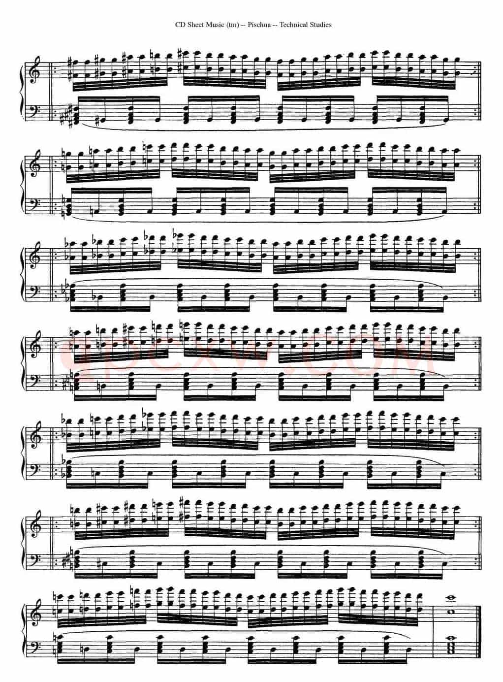 Technical Studies 60 Progressive Exercises (60首钢琴循序渐进练习曲 P51——60)