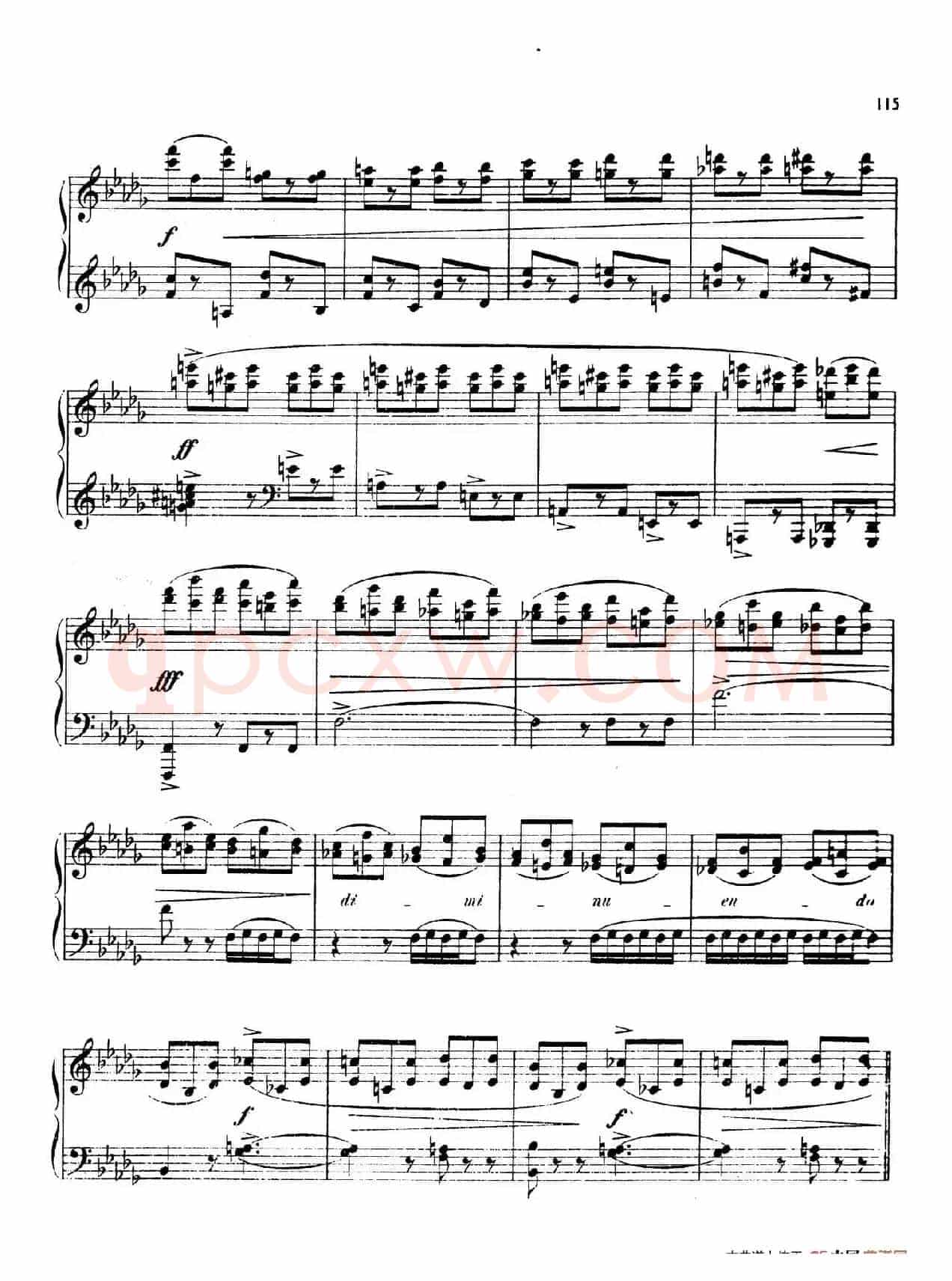 24 Characteristic Pieces Op.36(24首性格小品·22)