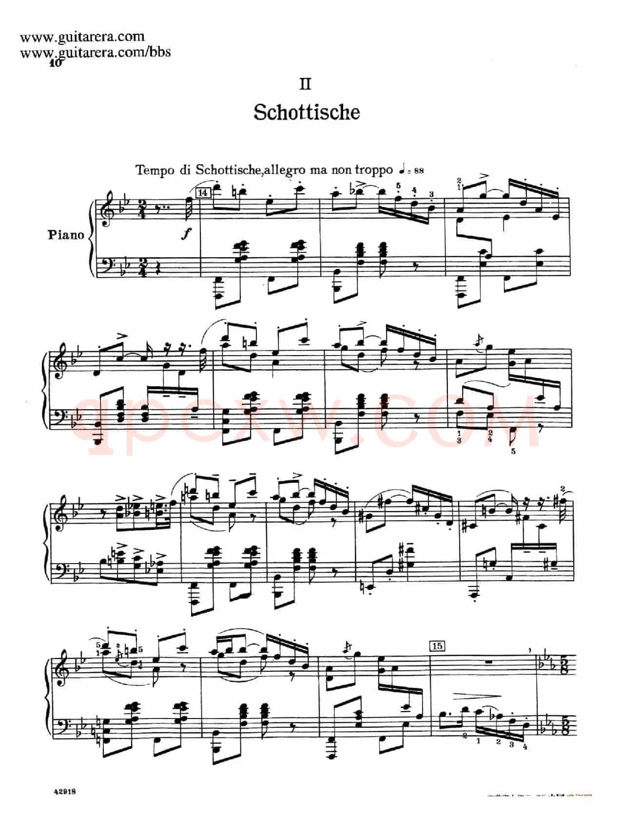 Souvenirs Op.28(纪念曲2. 苏格兰舞曲)