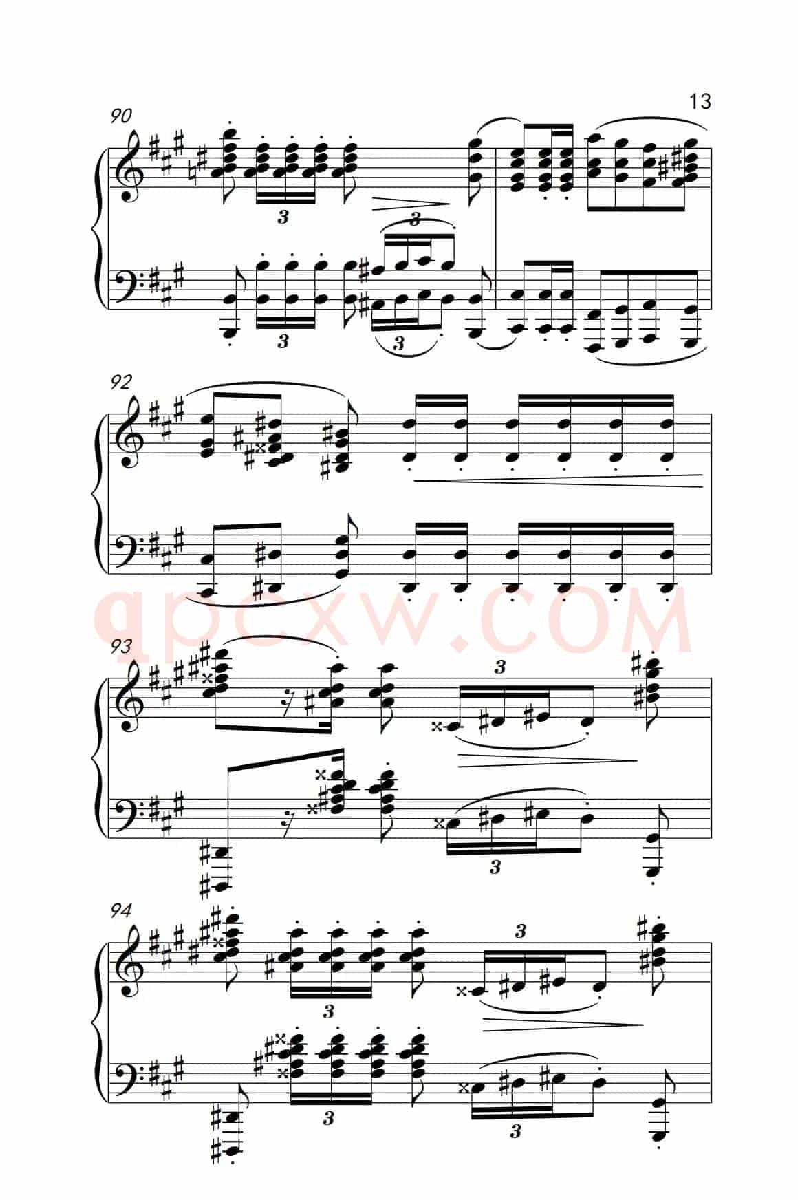 bA大调波兰舞曲