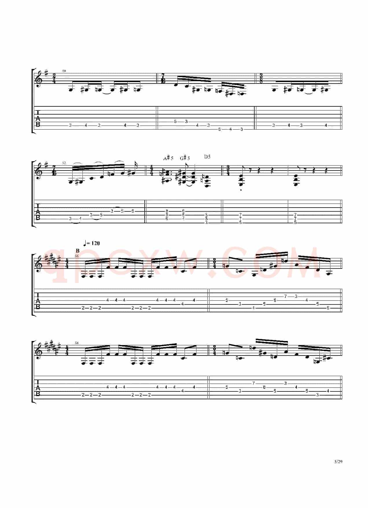 The Dance Of Eternity（吉他独奏）