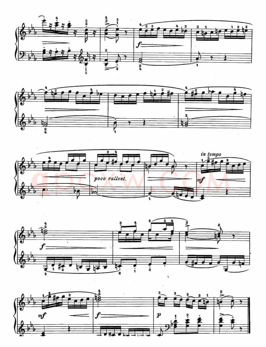儿童钢琴进阶练习曲50首之43