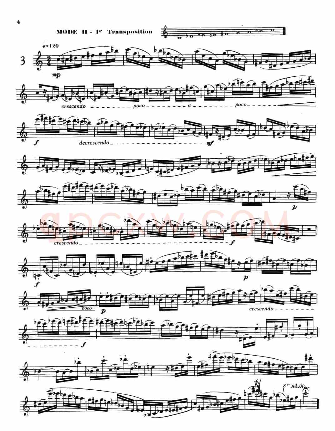 拉库尔萨克斯管练习曲28首（1—5）