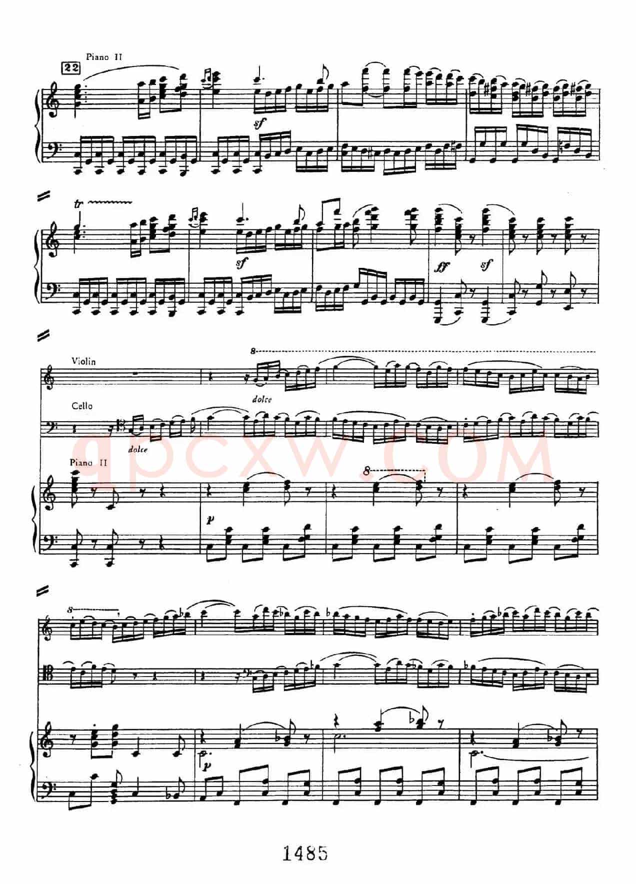 Triple Concerto in C Major Op.56(C大调三重协奏曲·双钢琴·Ⅲ)