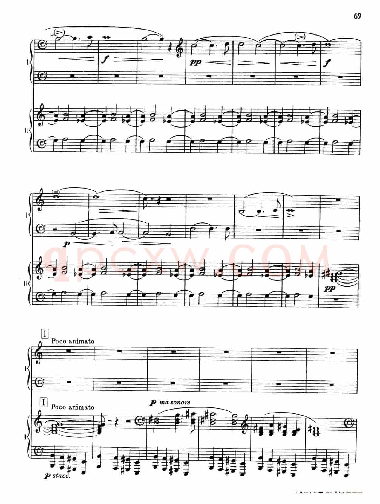 The Planets Op.32(双钢琴)(行星·第五乐章 土星—老年使者)