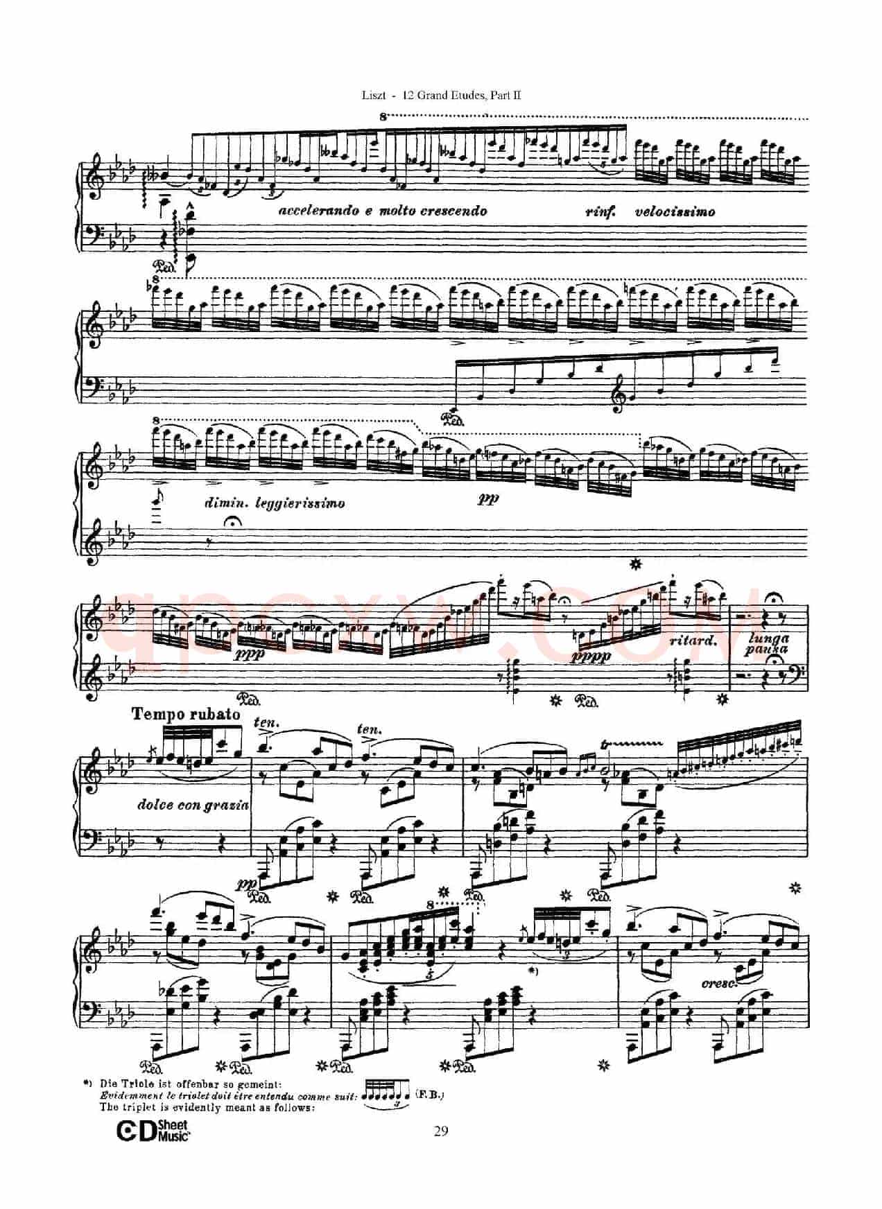 12 Grand Etudes S.137（12首华丽的练习曲·9）