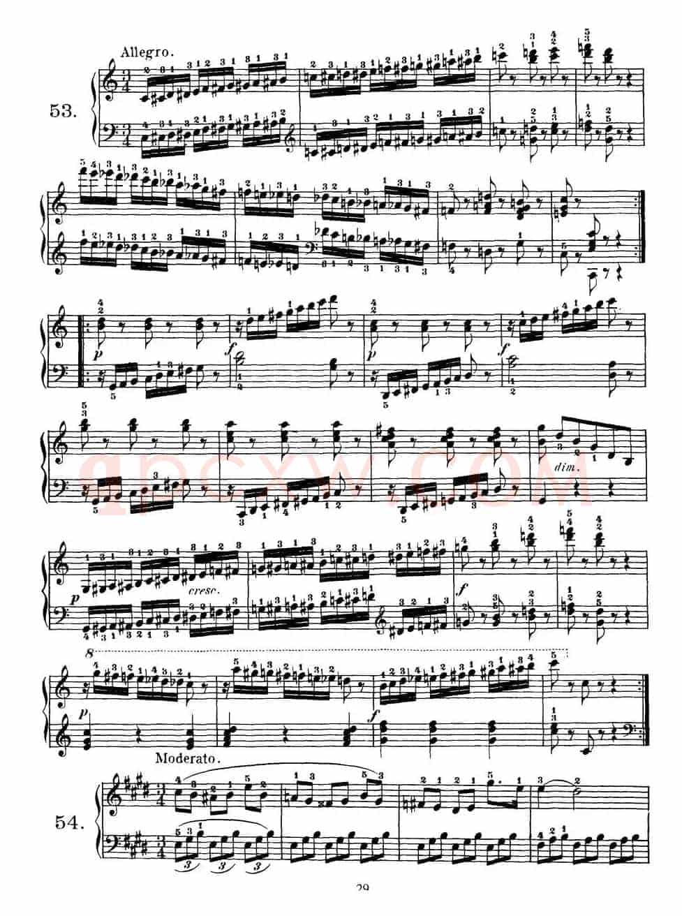 Czerny - 100 Progressive Studies Op.139（47—57）