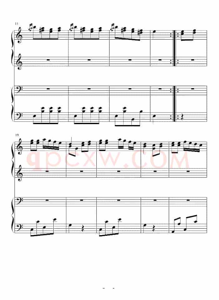 土耳其进行曲（四手联弹、周杰伦李云迪演奏版）