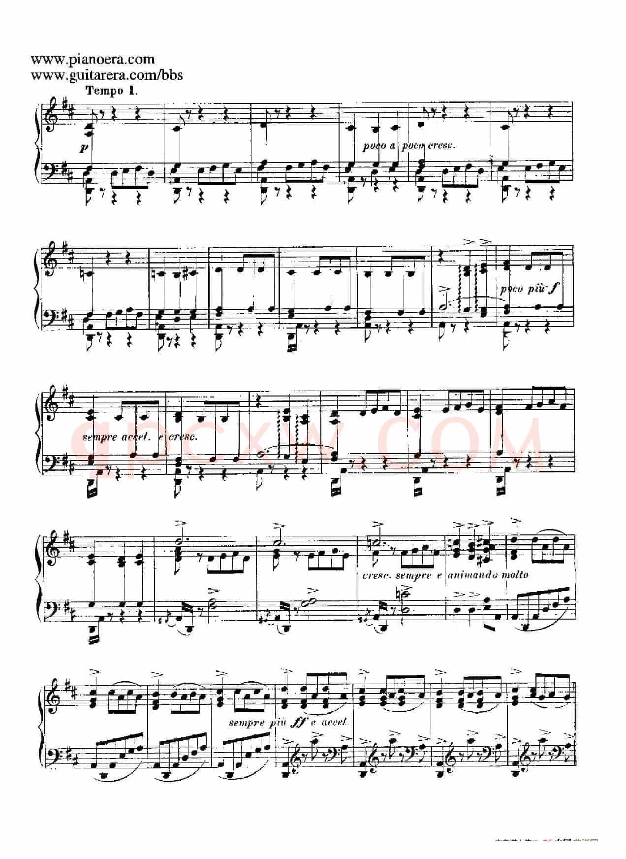 12 Spanish Danses Op.37(12首西班牙舞曲·6)