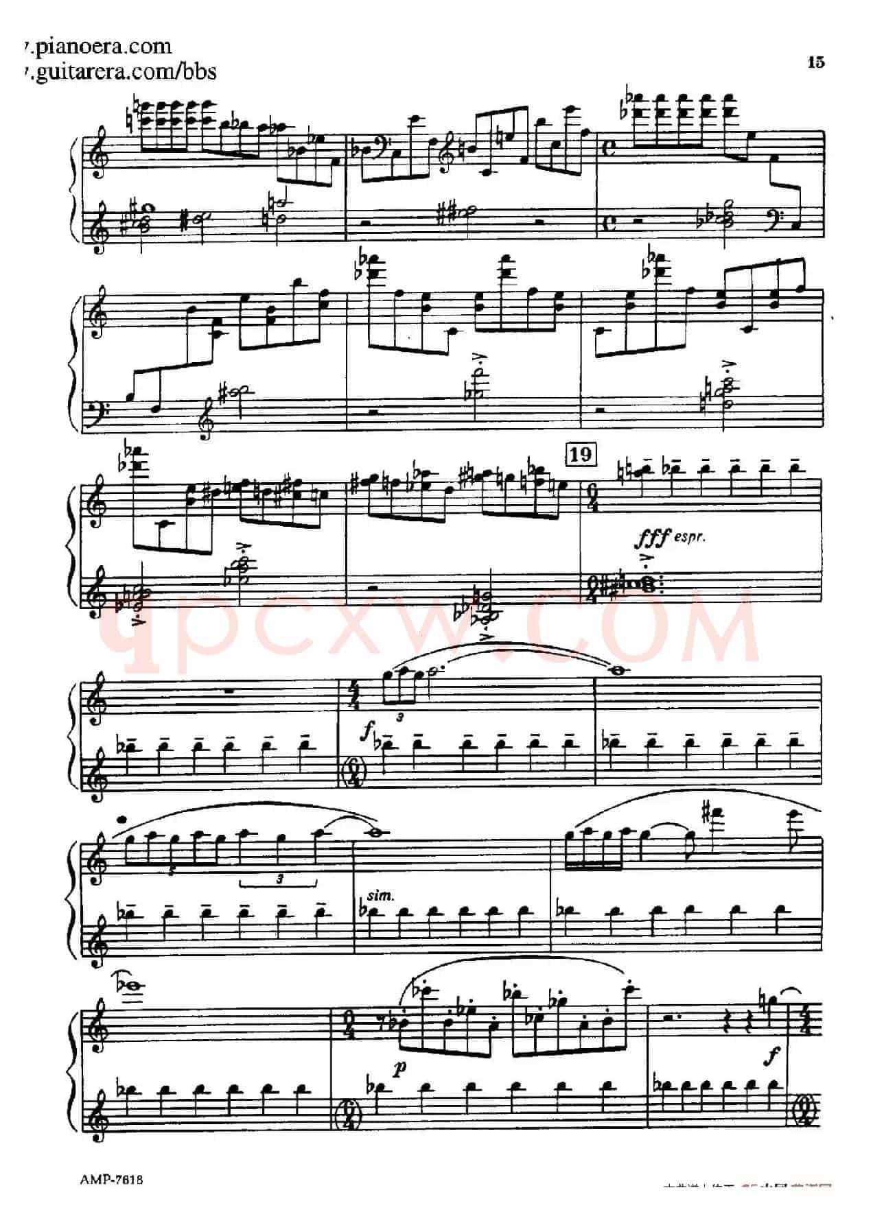 Piano Sonata(钢琴奏鸣曲· 第一乐章)