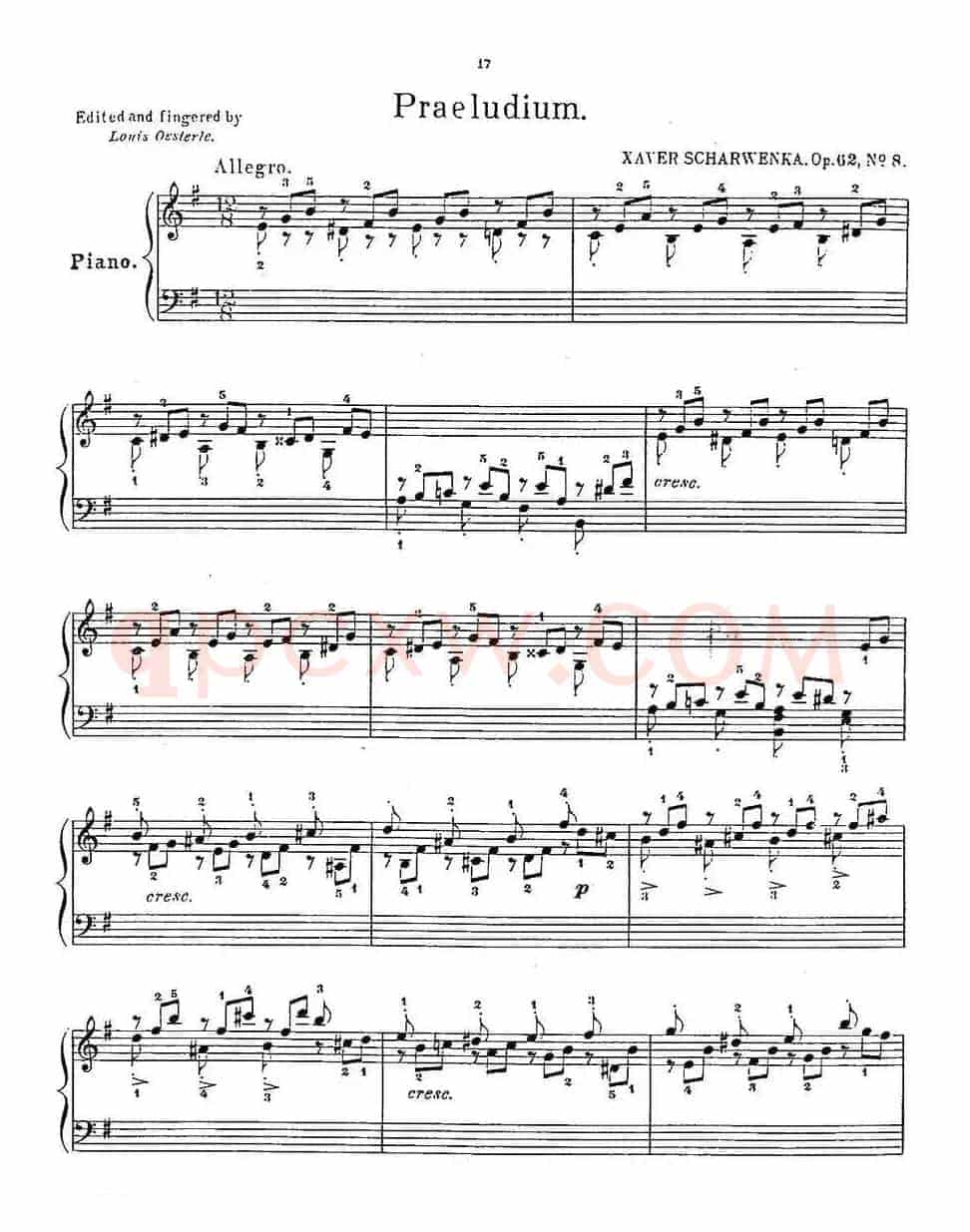 Album f the Young Op·62(8· 前奏曲 Praeludium,e小调)