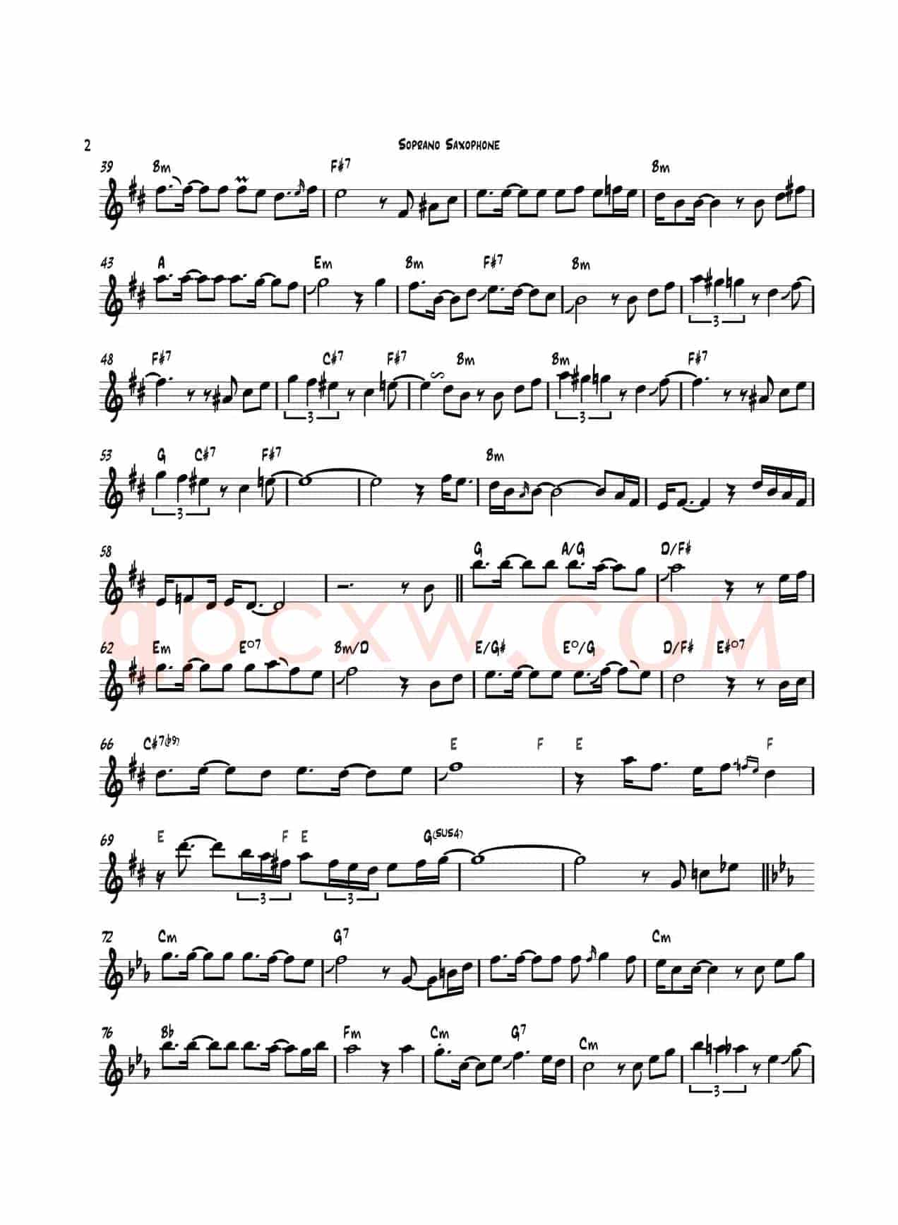 Tango（高音萨克斯）