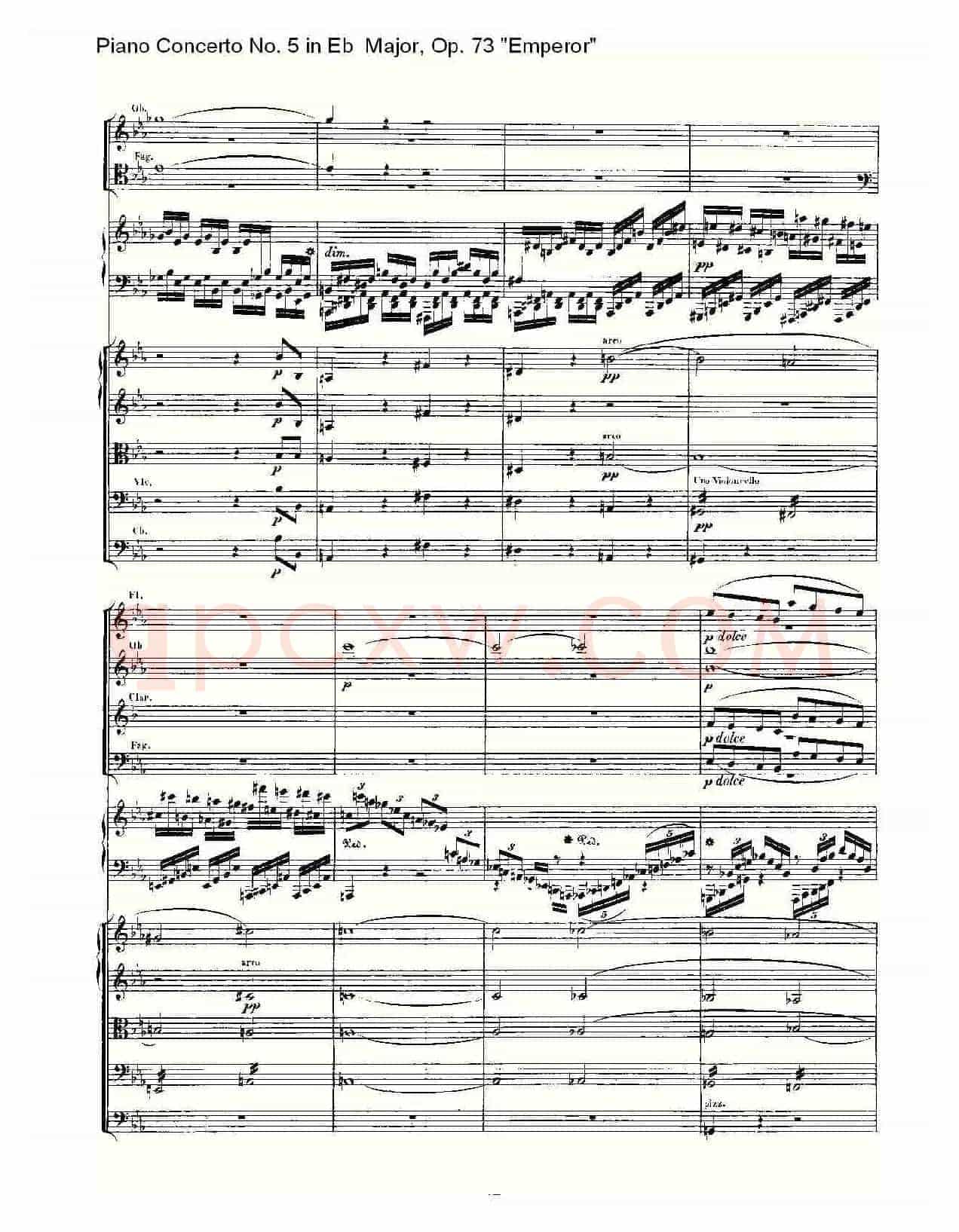 Eb大调钢琴第五协奏曲 Op.73“皇帝” 第一乐章（二）