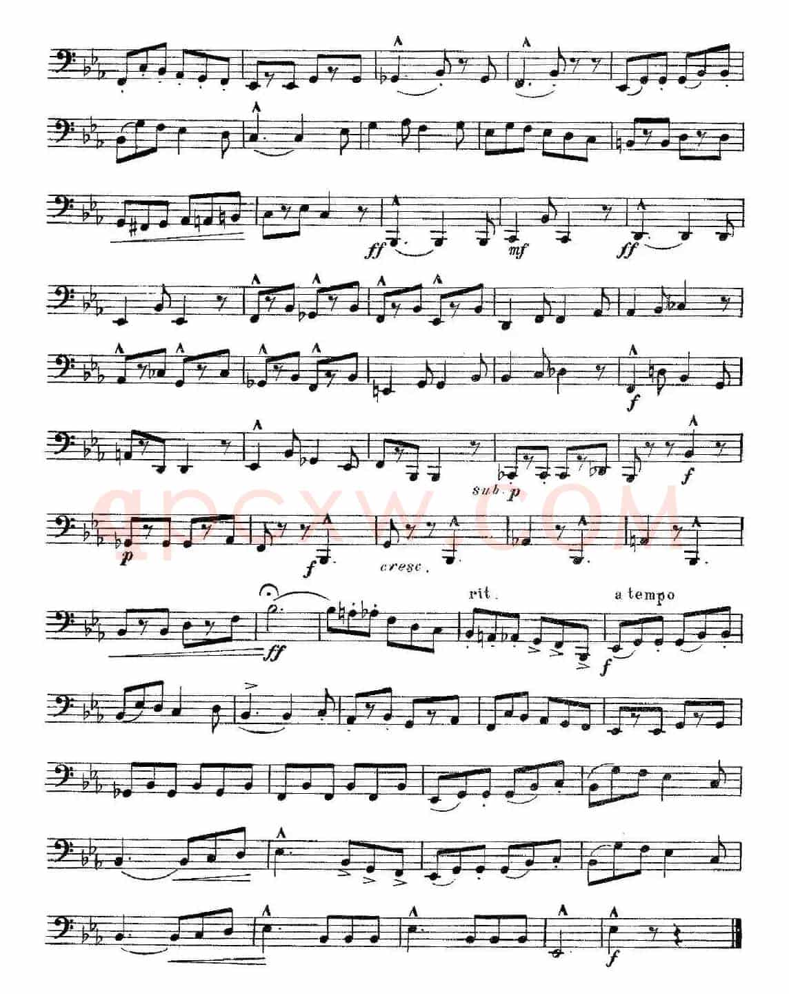 瓦西里耶夫24首大号练习曲集（7—12）