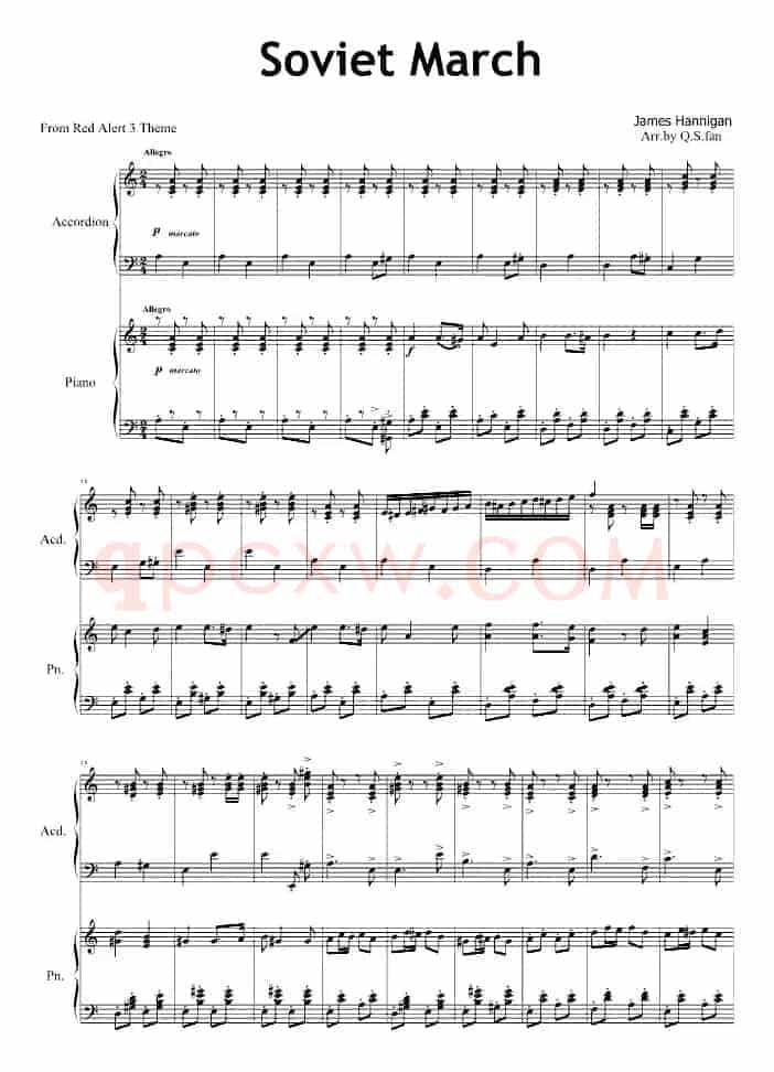 Soviet March（苏维埃进行曲 [四手联弹]）