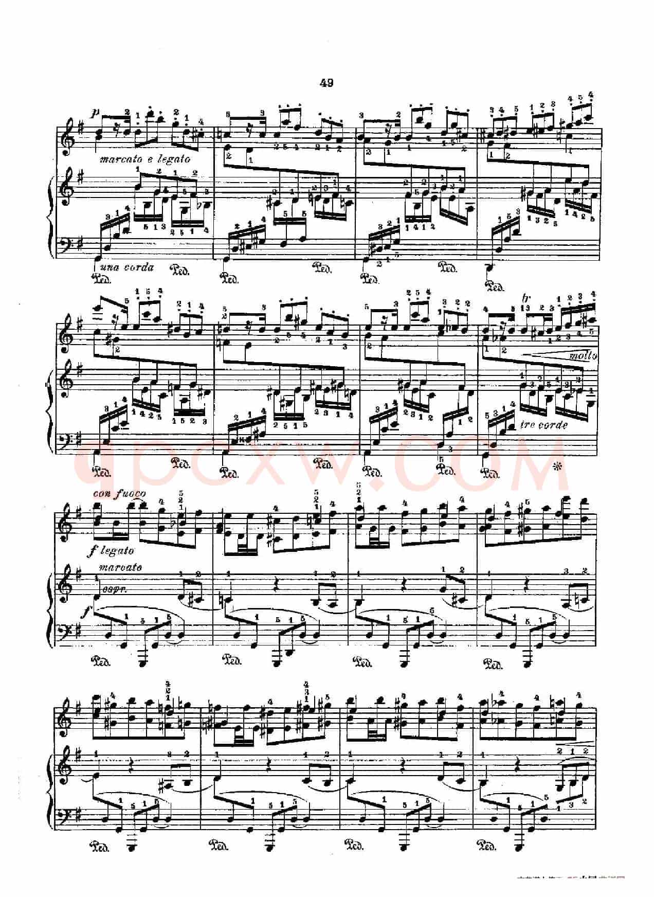 53首以肖邦练习曲为素材而作的练习曲(No.46)