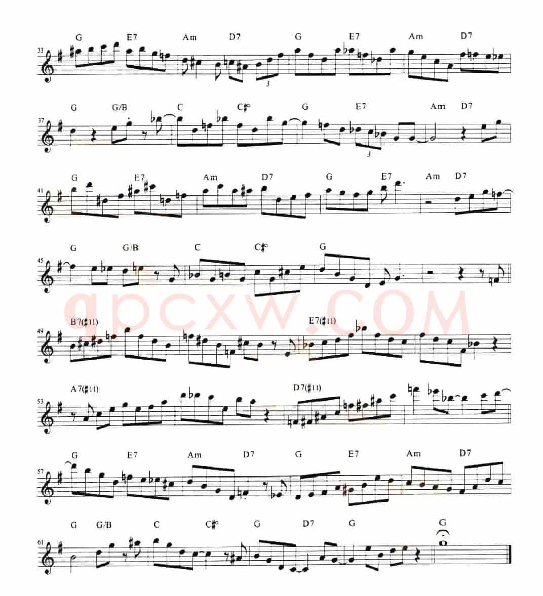 RHYTHM CHANGES SOLO
