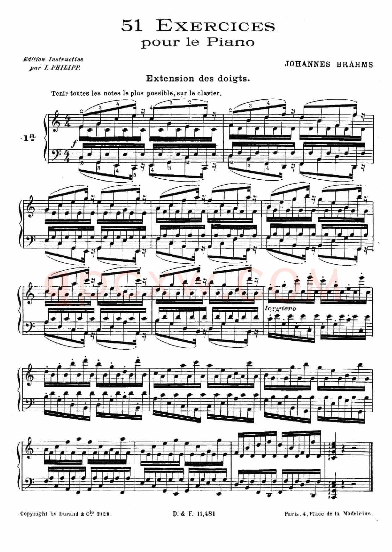 51 Exercises, WoO 6（51首钢琴练习 1—7）