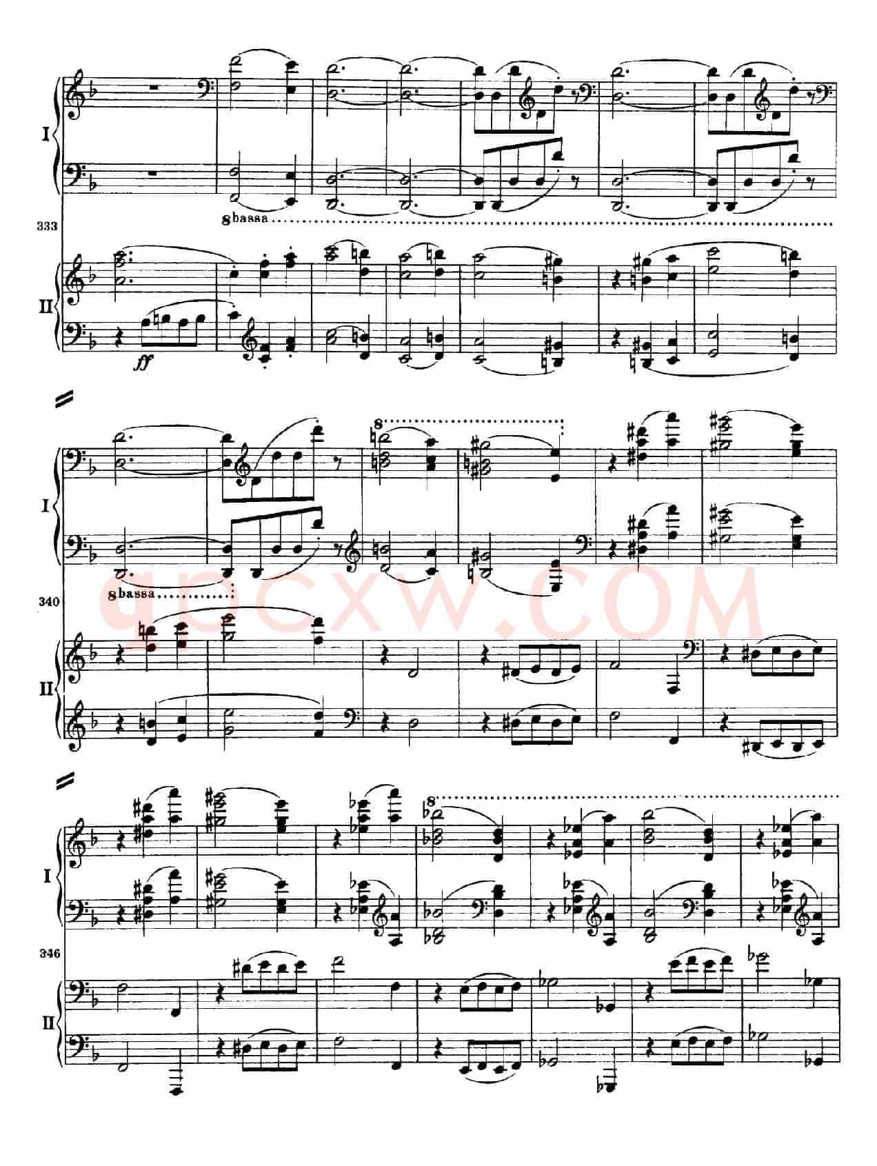 降B大调第二钢琴协奏曲（P51——60）
