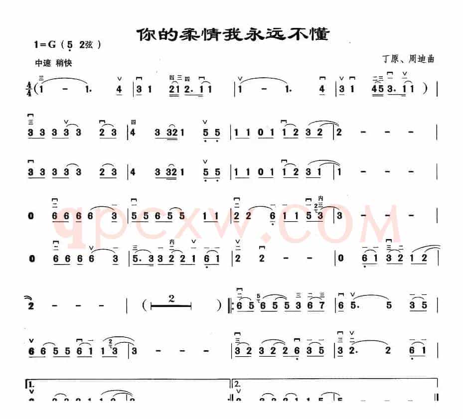 你的柔情我永远不懂