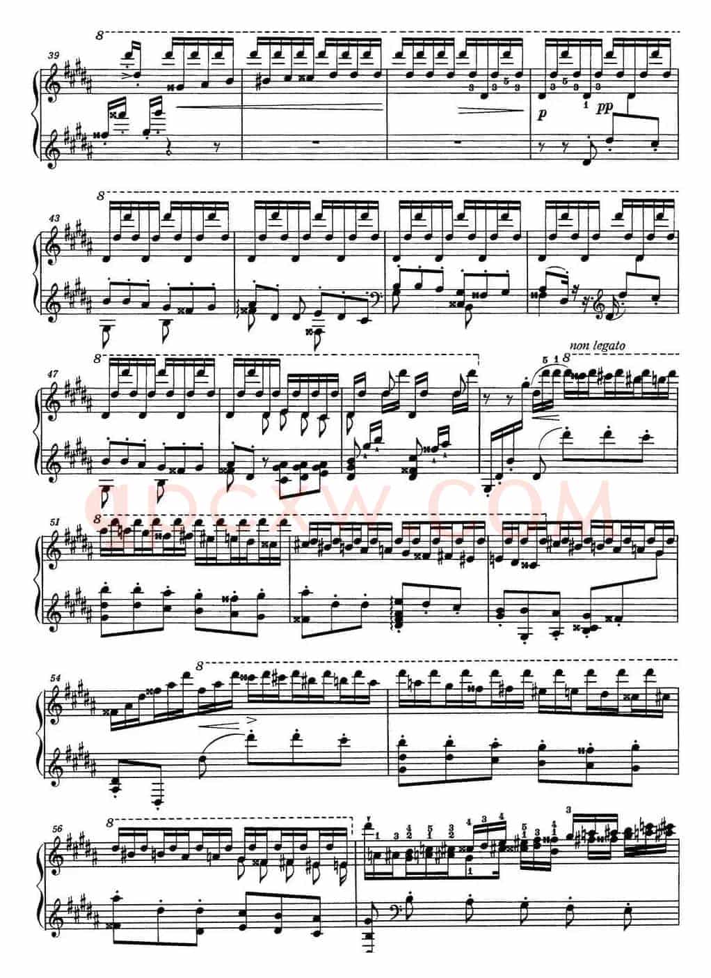 6首帕格尼尼大练习曲（La Campanella）