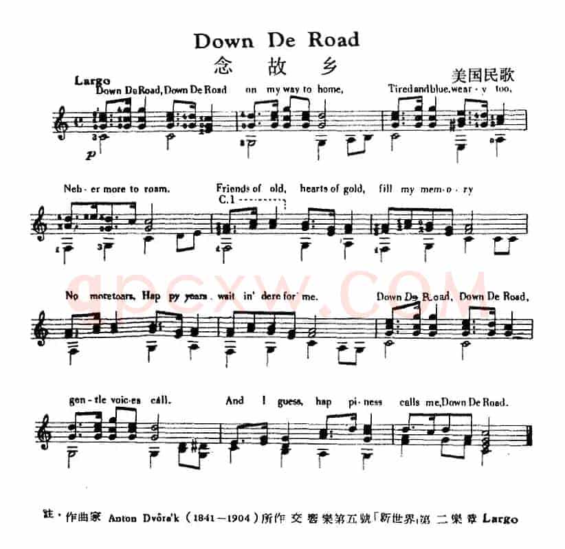 西班牙吉他独奏曲：念故乡