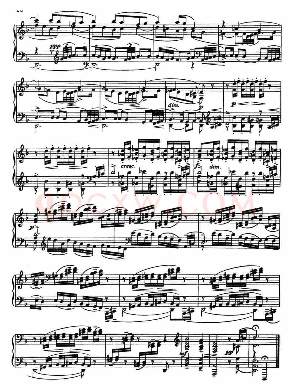 10 Preludes Op.23（拉赫玛尼诺夫10首前奏曲·Ⅲ）