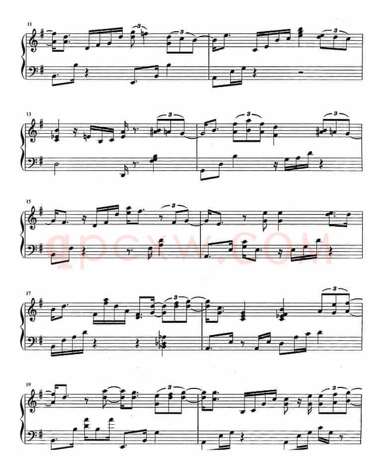流行歌曲改编的钢琴曲：新不了情