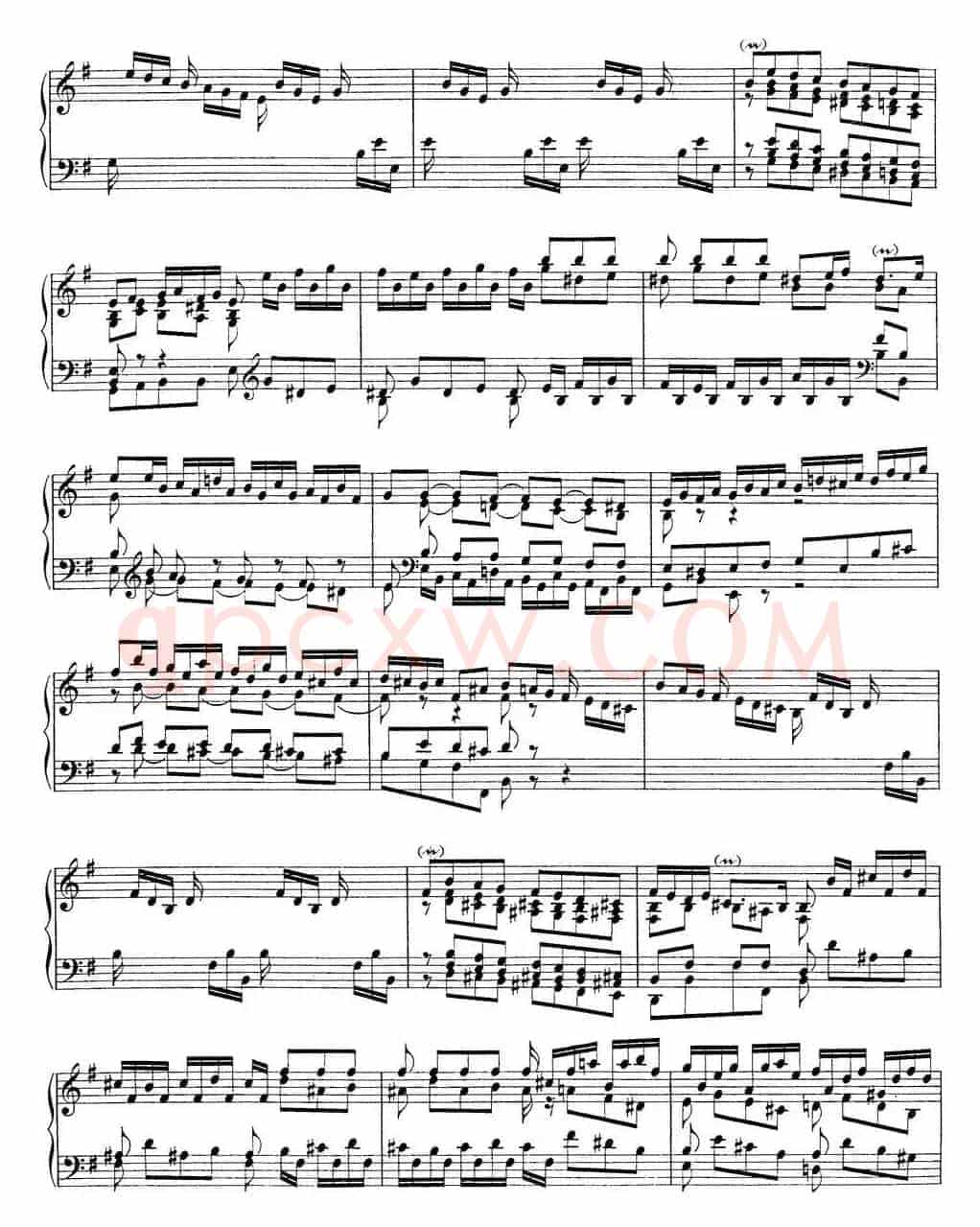 Toccata BWV 916(7首托卡塔·No.7 G大调)