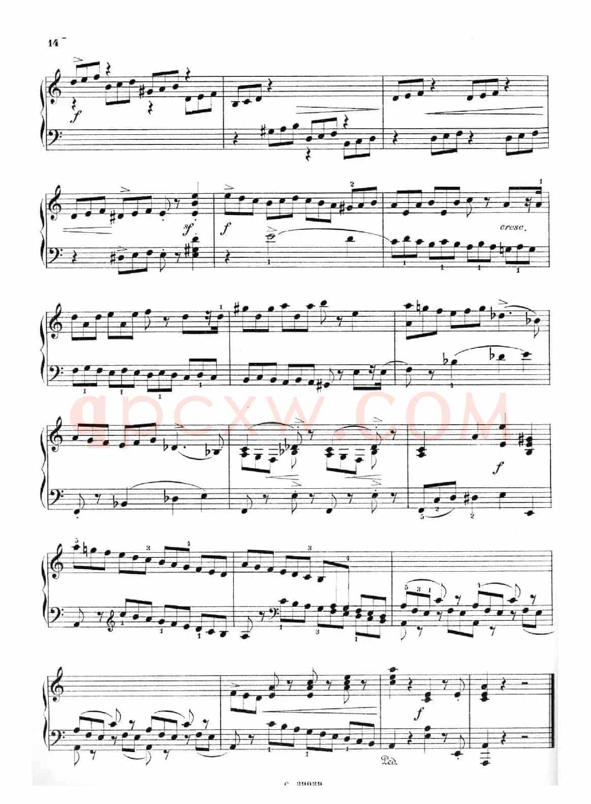 36 Etudes Rhythmiques et Melodiques Op.105（36首节奏与旋律练习曲 6—10）
