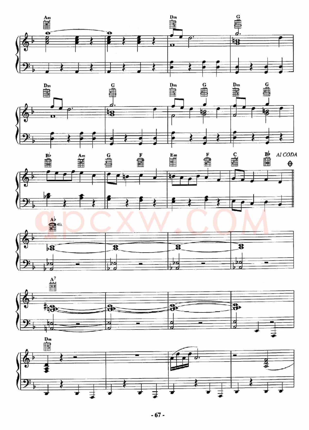 电影配乐大师莫瑞康最佳20首钢琴谱（Best of Ennio Morricone·20）