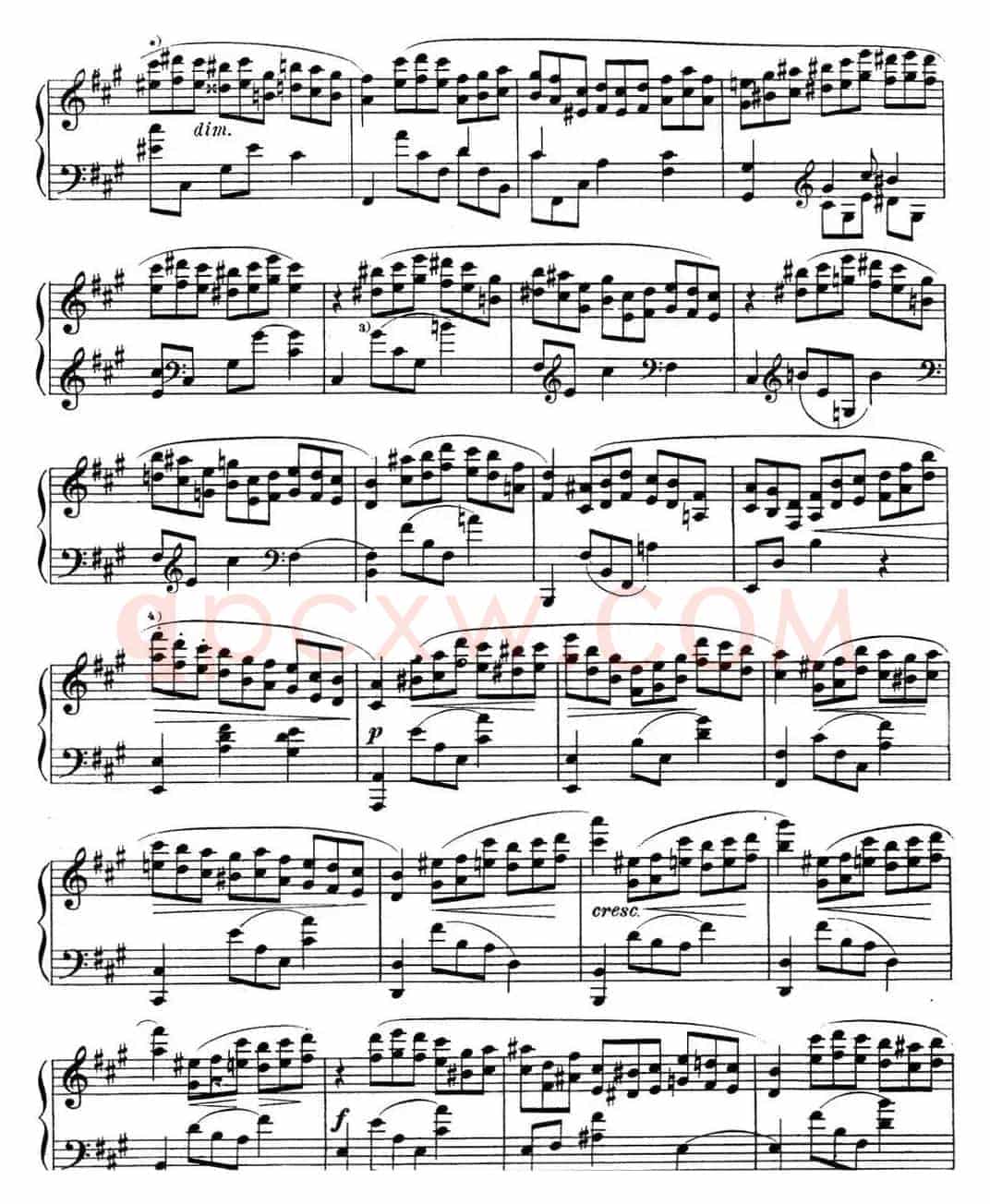 斯克里亚宾 钢琴练习曲 Op.8 No.6 Alexander Scriabin Etudes