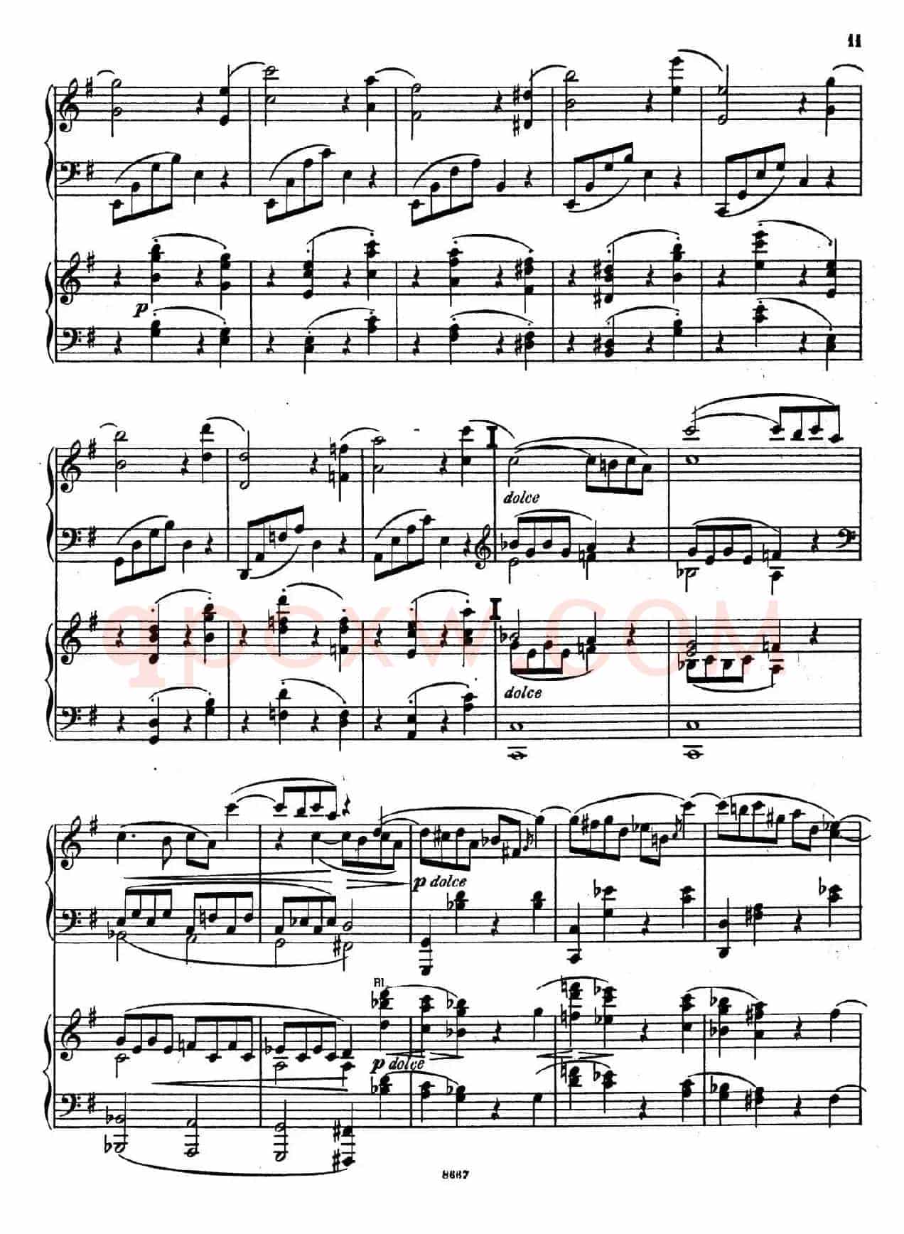 Symphony No.4 in e Minor Op.98(e小调第四交响曲·双钢琴)